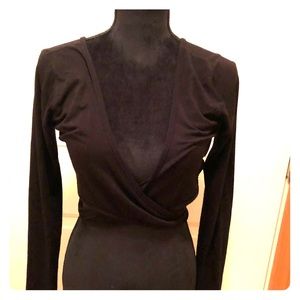 Black Dance shrug wrap. Size Large.